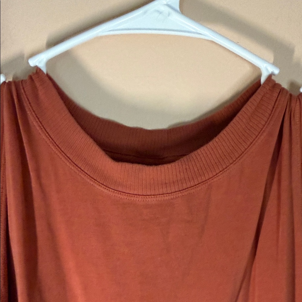 CALIA by Carrie Underwood Rust Scoop Neck Tank - Picture 3 of 7